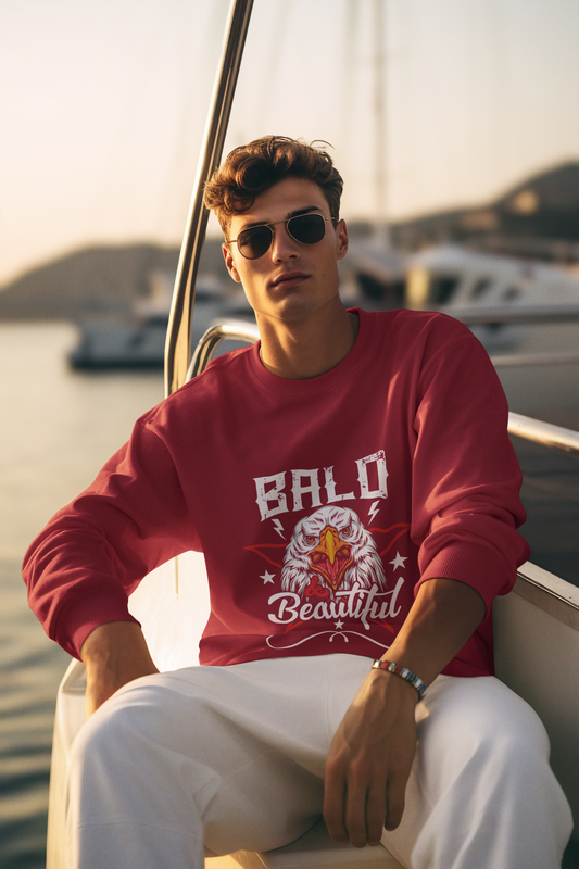 Bald & Beautiful Classic Unisex Crewneck Sweatshirt