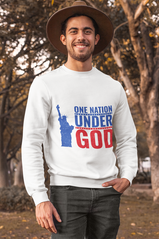 One Nation Under God Classic Unisex Crewneck Sweatshirt