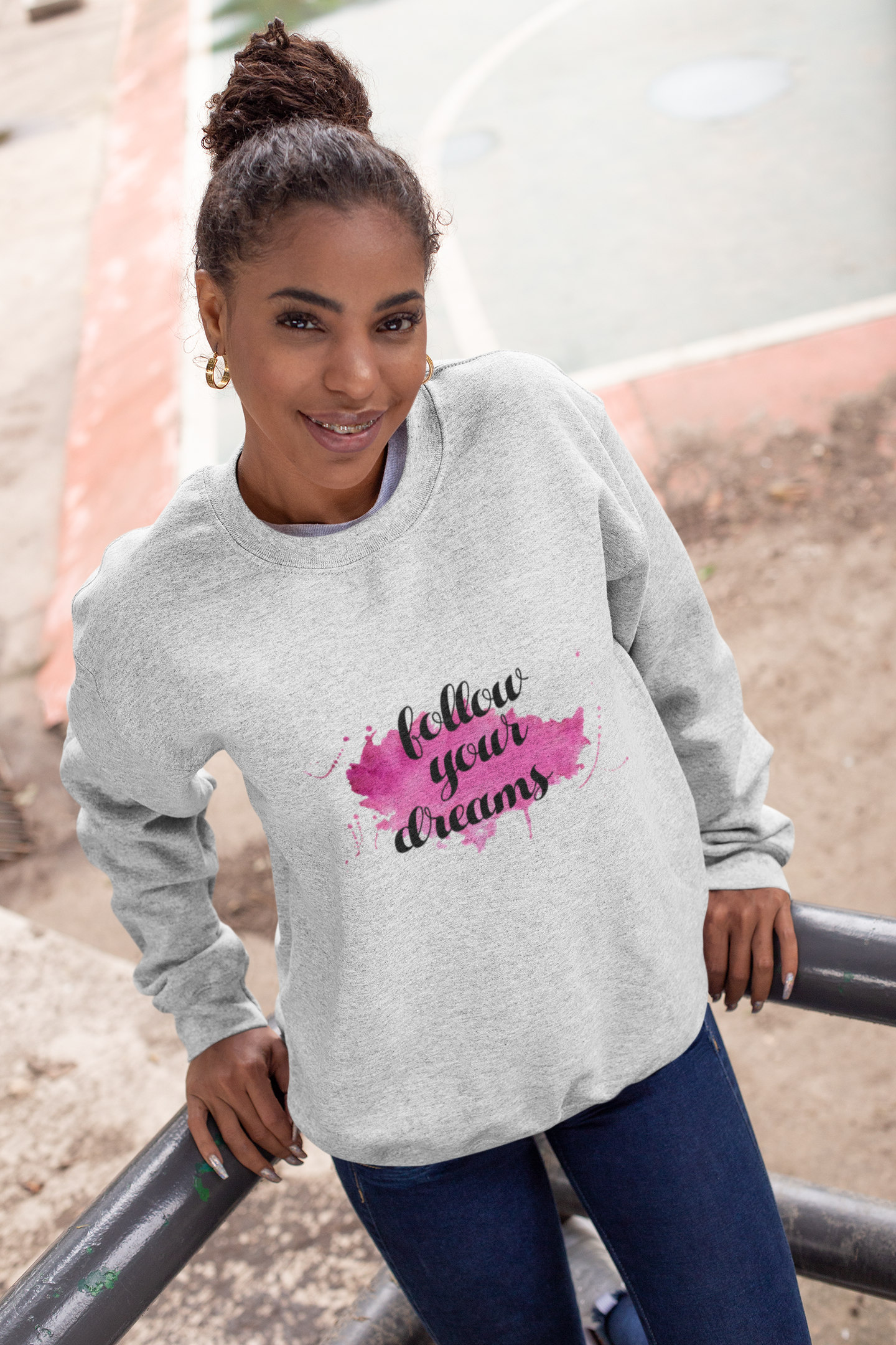 Follow Your Dream Classic Unisex Crewneck Sweatshirt