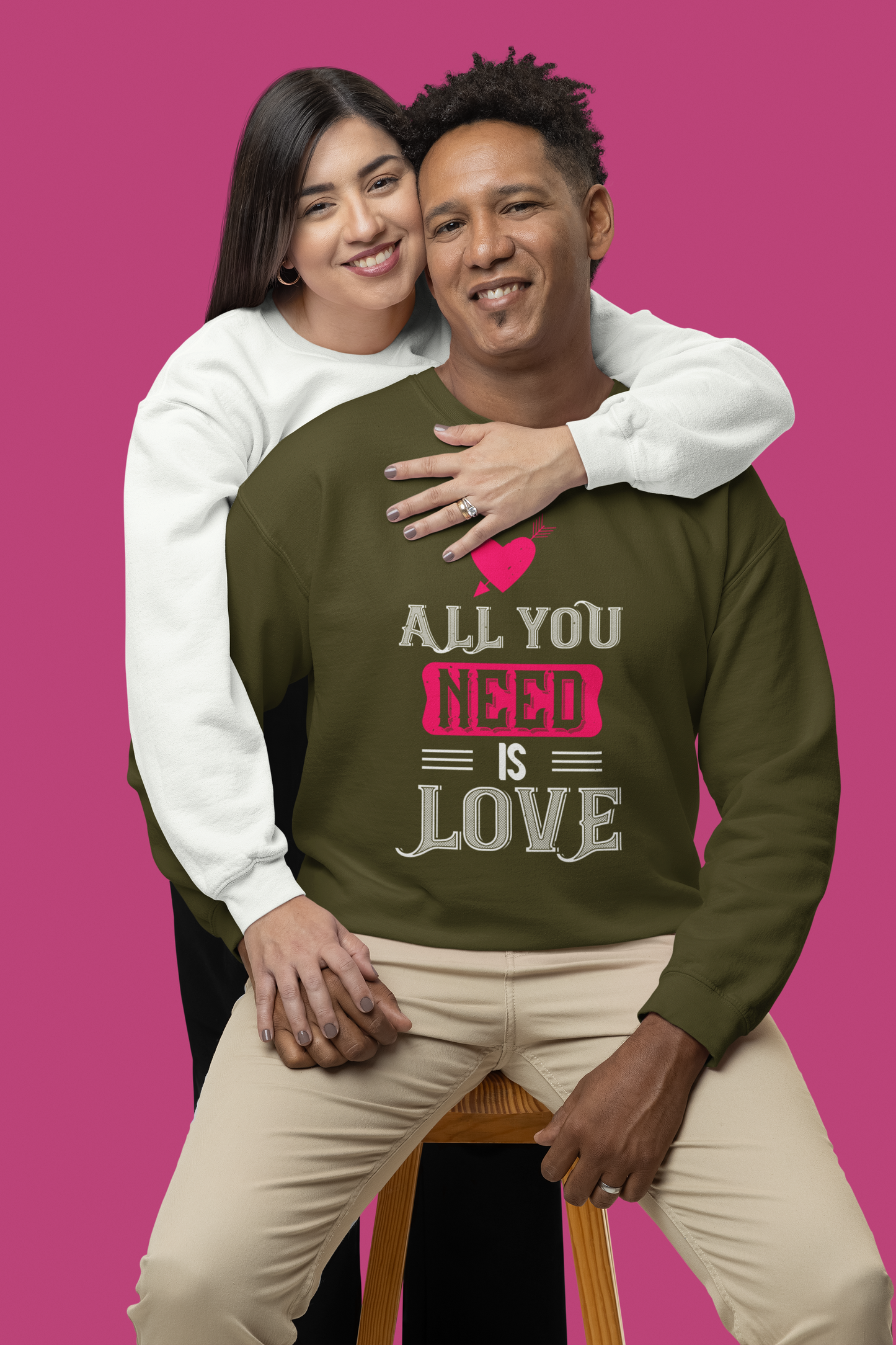 All You Need Is Love Classic Unisex Crewneck Sweatshirt