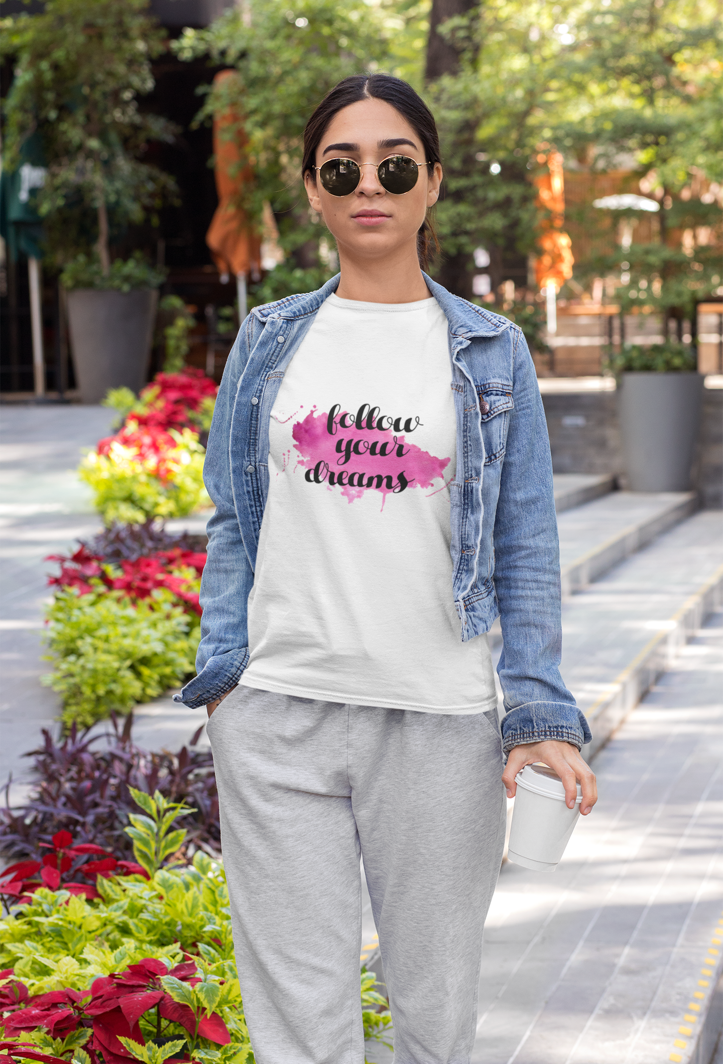 Follow Your Dream Premium Unisex Crewneck T-shirt