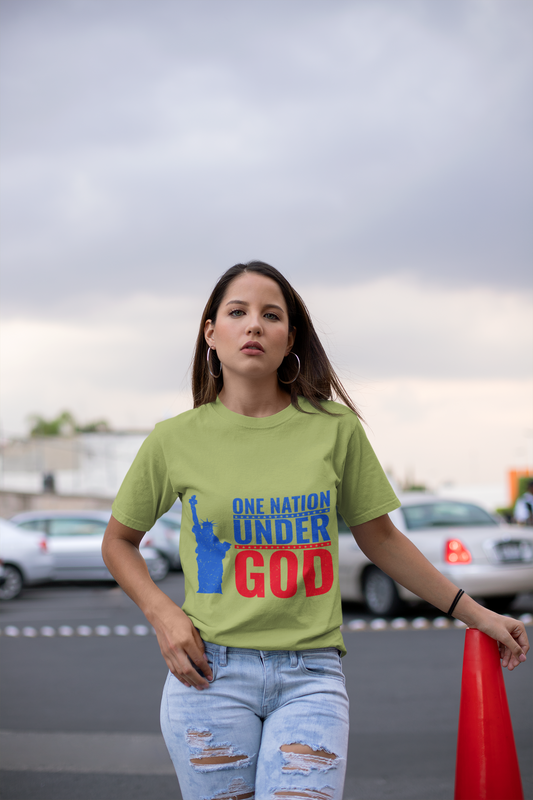 One Nation Under God Premium Unisex Crewneck T-shirt