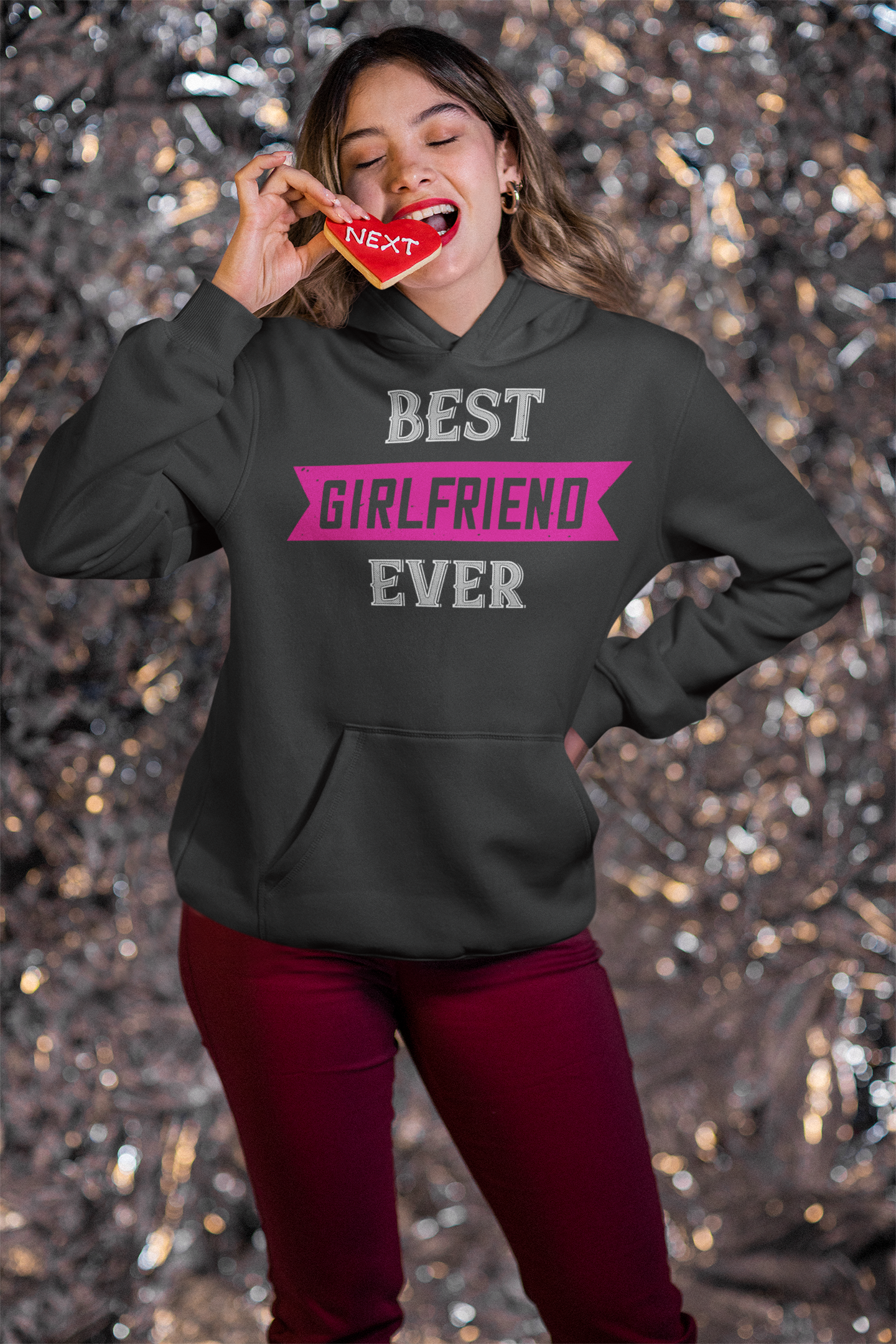 Best Girlfriend Ever Classic Unisex Pullover Hoodie